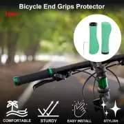 Bike Handlebar Grip Cover 134mm Lightweight MTB End Grips Protector Green 1 Pair