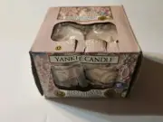 Yankee Candle Snowflake Cookie Box 12 Pink Tea Light Candles Christmas Holiday