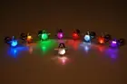 DirectGlow LED Light Up Multicolor Star Stud Glow in the Dark Light Up Earrings