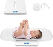 Leogreen Baby Weight USB Charging Digital Scale - Multi-Function Body Weight, Pet, Infant, Toddler Scale With Tape Measure & Battery, Max 220lbs