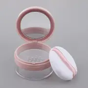 Empty Jar With Lid Setting Pretty Translucent Loose Cosmetic