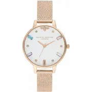 Olivia Burton Ob16rb15 Women's White Watch Quartz 34mm