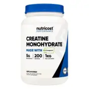 Creapure Creatine Monohydrate Powder 1 Kg by Nutricost