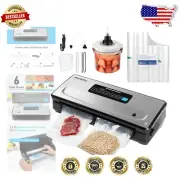 5 Vacuum Seal Rolls & Food Sealer Bags Included – Ultra-Fresh Food Preservation