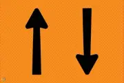 Multi Message Temporary Road Traffic Sign - Lane Status Sign Both Lanes Open