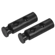 Plastic Cord Locks End Spring Stop Toggle Stoppers(0.22")5pcs