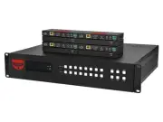 Monoprice 8x8 HDMI Matrix 18Gbps 4K2K@60Hz YUV 4:4:4 HDR EDID HDCP2.2 IR remote