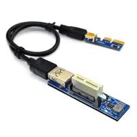 在飛比找ETMall東森購物網優惠-PCIE USB3.0保護板擴展卡延長線