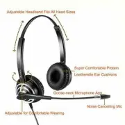 USB Headset with Noise Cancelling Microphone and Volume Controller for Conf A