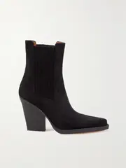 [Paris Texas] Paris Texas - Dallas Suede Ankle Boots - Black - IT42 IT 42 Black