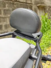 Back Rest Compatible with Royal Enfield Himalayan 450 (Black, Pack of 1)