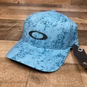 Oakley Hat Blue Dark Slate Digi Camo Strapback Adjustable Fishing Golf