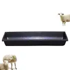 100CM Feed Trough Basket Sheep Goat Water Feeding Hay Grain Chaff Farm Feeder