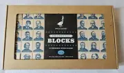 Uncle Goose Presidential Wooden Stacking Blocks 45 Embossed Wood USA America