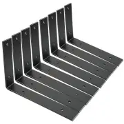 Shelf Brackets 10 Inch Wall Brackets L Brackets 8PCS Heavy Duty Brackets for ...