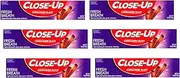 Close-Up Toothpaste, Refreshing Red Gel, Anticavity Fluoride, Cinnamon, 6 Oz (Pack of 6)