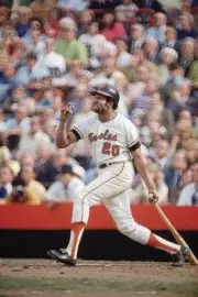World Series, Baltimore Orioles Frank Robinson in action, at bat v - Old Photo