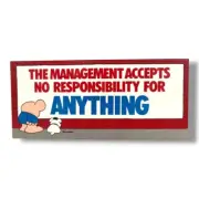 Vintage Ziggy Poster 9"x4" Office Classroom Motivational Humor Argus (c)
