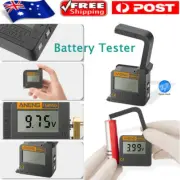 LCD Universal Battery Tester Tools AA,AAA,9V Button Cell Volt Tester Checker AU