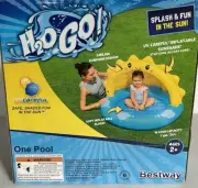 H20 Go! Sunny Days Shaded Kiddie Pool Ages 2 Plus with UV Careful sunshade