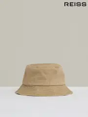Reiss Camel Cyrus Cotton Logo-Embroidered Bucket Hat (AY8346) | $95