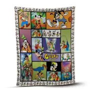 Goofy Blanket, Goofy Max Movies Fleece Sherpa, Blanket Soft and Cozy Luxury
