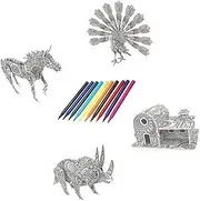 QUMIIRITY 1 Set DIY Jigsaw Puzzle Painting Kit for Educational Graffiti to Enhance Creativity and Spatial Thinking Skills for Kindergarten Art Classes