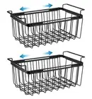 Organizer Bins Expandable Deep Freezer Baskets for Chest Freezer Adjustable From