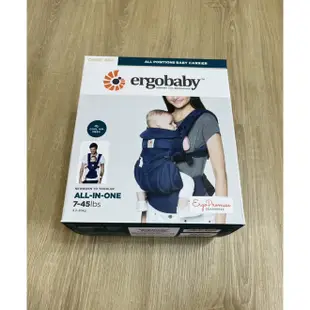 「降價」Ergobaby Omni全階段型四式360透氣款嬰兒揹巾/背巾 深藍色