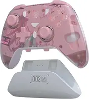 BLESSOURCE PC Controller,Bluetooth Controller with Hall Triggers,Hall Joysticks,RGB Light,for PC/Switch/iOS/Android 1000mAh with Charging Dock.