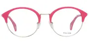 Police VPL730 SPARKLE 12 300Y Men's Glasses Red Size 50 - Private Health Rebate - Blue Light Block Available