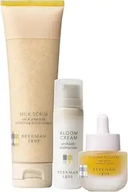Beekman 1802 Brighter Days Skincare Routine Set - 3-Piece - Illuminates, Smooths & Boosts Skin Health - Good for Sensitive Skin - No Irritation - Clinically Kind - Fragrance Free