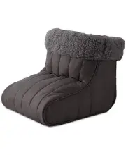 MICRO FLANNEL ELECTRIC FLEECE-LINED FOOT WARMER -MEDIUM - GRAY