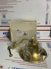 vintage nos Whitecap Ship's Bell Heavy polished Brass 6" Diameter 6b