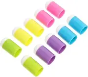 Angoily 10Pcs Painting Tools Stamp Applicators for Art and Craft Random Colors for Drawing Molds and Painting Templates Art Supplies