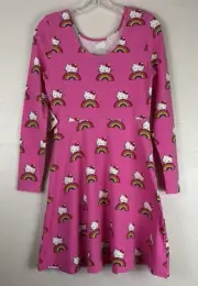 NEW ModCloth x Hello Kitty Brought You A Rainbow A-Line Dress Pink Sz Small 1300