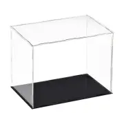 Acrylic Clear Display Case Box Dustproof Protection Showcase 30x15x25cm