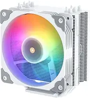 Vetroo V5 White CPU Cooler w/5 Heat Pipes 120mm ARGB PWM Processor 150W TDP Cooler for Intel LGA 1200/115X AMD AM4 w/Addressable RGB Lighting Sync