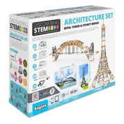 Engino - Discovering STEM - Architecture Set - Eiffel Tower and Sydney Harbour Bridge