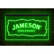 Jameson Whiskey Beer Bar Pub Shop Store Light Neon Sign