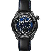 BOMBERG - BB-01 - BLUE SKULL AUTOMATIC - 43mm - SWISS MADE - MEN'S WATCH