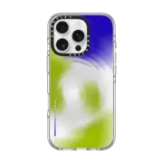 iPhone 16 Pro Clear Case MagSafe Compatible Matcha Ripples