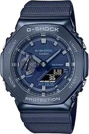 [Casio] G-SHOCK GM2100N-2A Mens Blue Analog/Digital Watch with Black Band