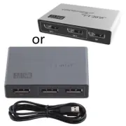Two-Way DP1.4 Switcher Box for Projectors Monitors HDTV Game 2 in1 Out 3D Switch