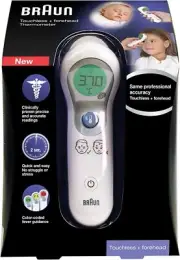 Braun Touchless + Forehead Thermometer | Clinically Proven Precise and Accurate