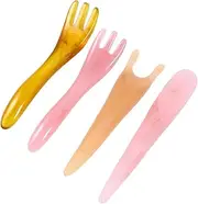 FONDOTIN 4pcs Beeswax Massage Board Kit Scraping Tools for Body Care Ergonomic Skin Effortless for Unblocking Tension