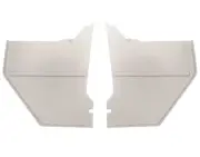 1964 1965 1966 FORD MUSTANG COUPE FASTBACK WHITE KICK PANELS PAIR LH & RH (for: Ford)