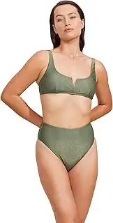 [Gottex] Luma High End V Wire Insert Women's Bikini Top - Removable Soft Cups, Adjustable Straps and Front & Back Lining