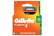 Gillette Fusion5 Razor Blades 4 Cartridges Refills, Shave Care