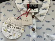 Cyrillus Paris Girls HARRY POTTER Button Up Shirt size 12 French style NWT NEW